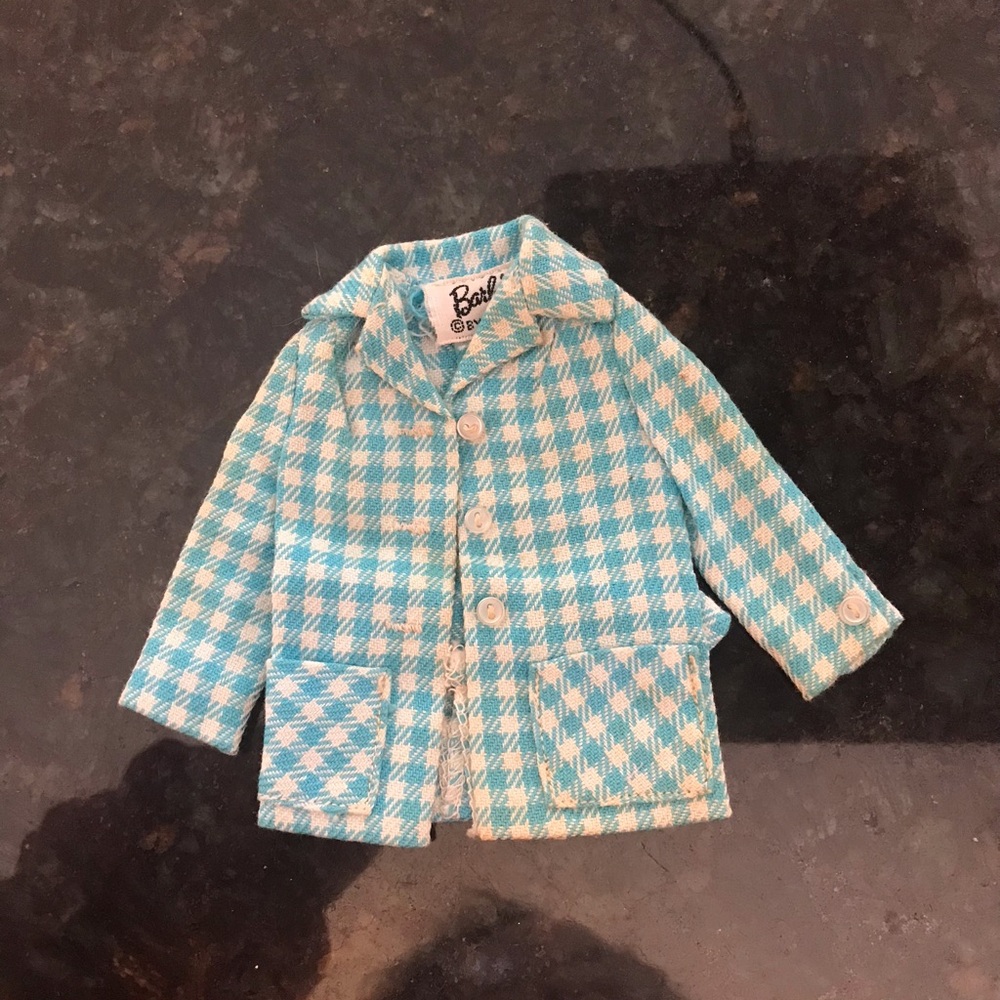 Vintage Barbie 1967 #1637 Outdoor Life Checked Jacket